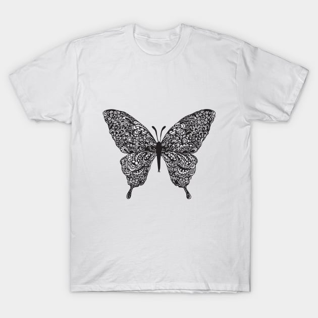 Butterfly T-Shirt by HayleyLaurenDesign